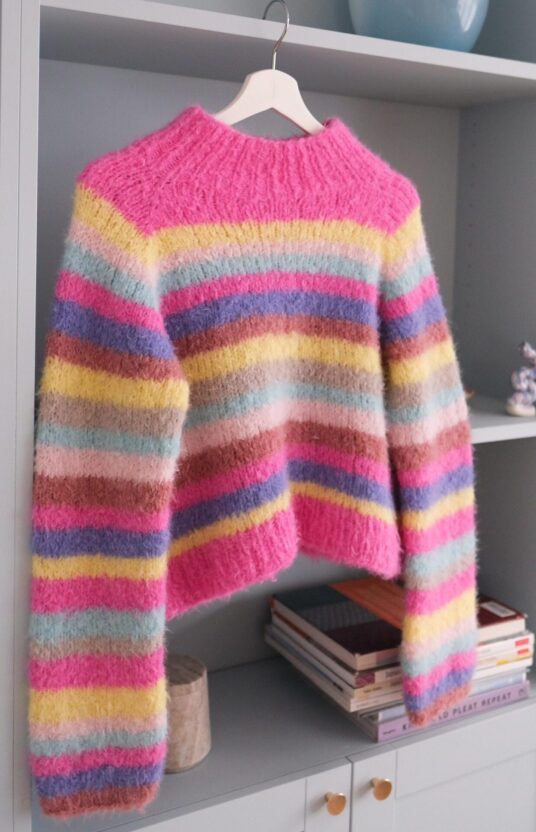 strikkegenser dame med striper