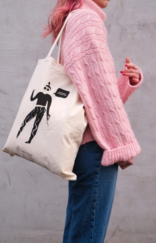 shopping veske bomull