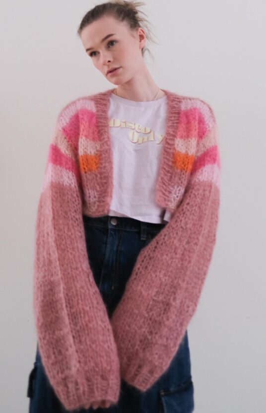 strikkejakke dame oppskrift