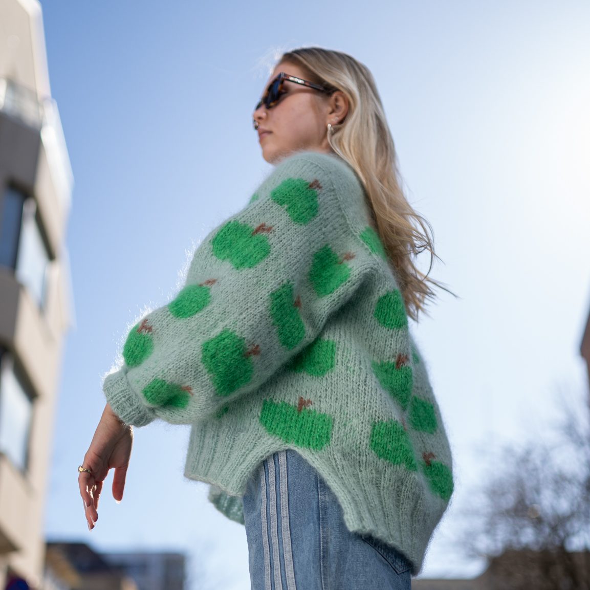 197137-Fruity-sweater-eple-kit-2 - HipKnitShop fruity sweater pattern knitted apple sweater