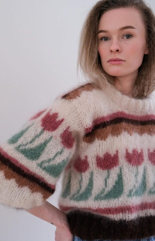 tulipan genser strikk