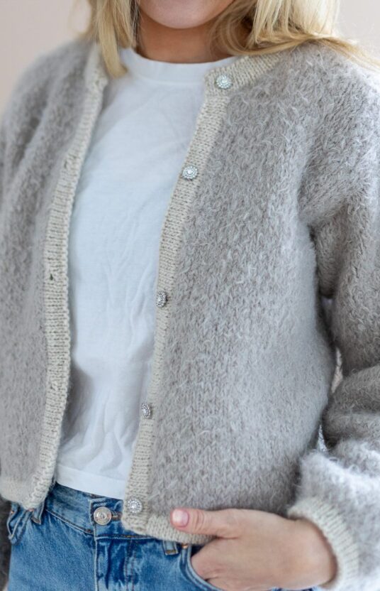 strikkejakke fin oppskrift