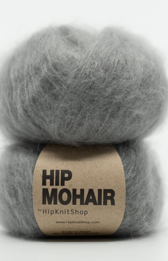 mohair garn grå nettbutikk hip mohair