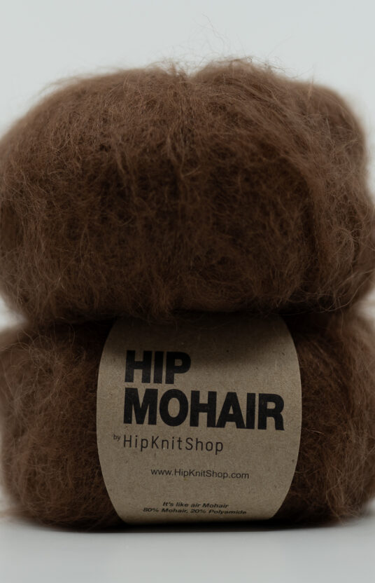 brunt mohair yarn nettbutikk