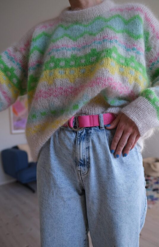 80talls genser mohair farger inspirasjon strikkeoppskrift dame