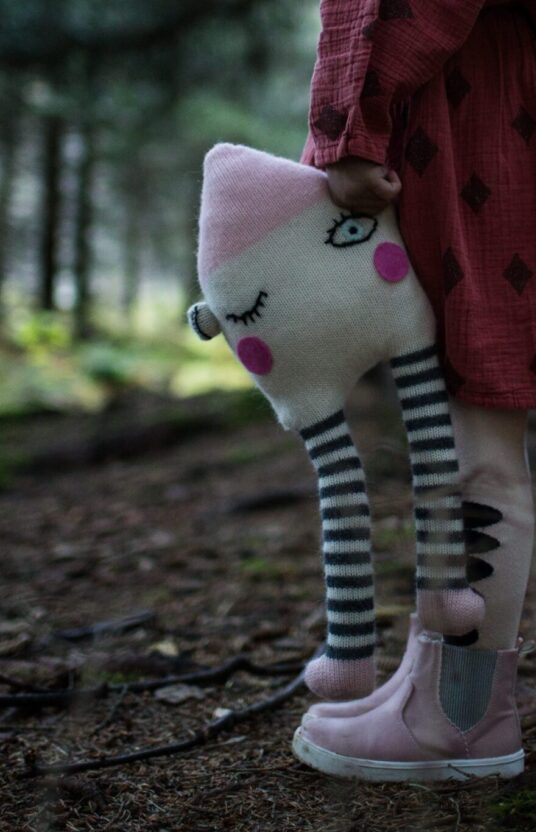 24812-Mildred - HipKnitShop baby gift / plush toy, Mildred handmade doll