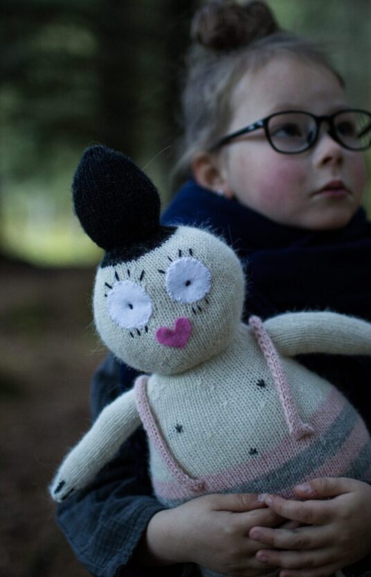 24812-Mildred-60 - HipKnitShop plush doll kids. soft toy.