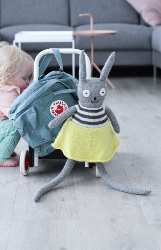 kanin strikkeoppskrift kosedyr