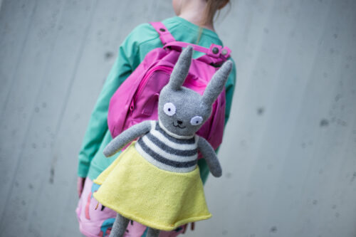 Bunny toy. Plush bunny toy. Newborn toy.