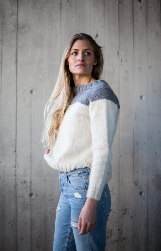 Strikket genser dame oppskrift