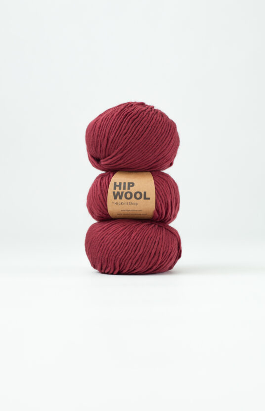 hip wool winered