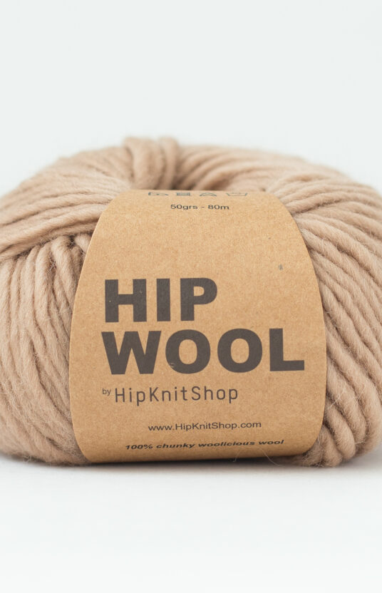 beige / light brown hip wool