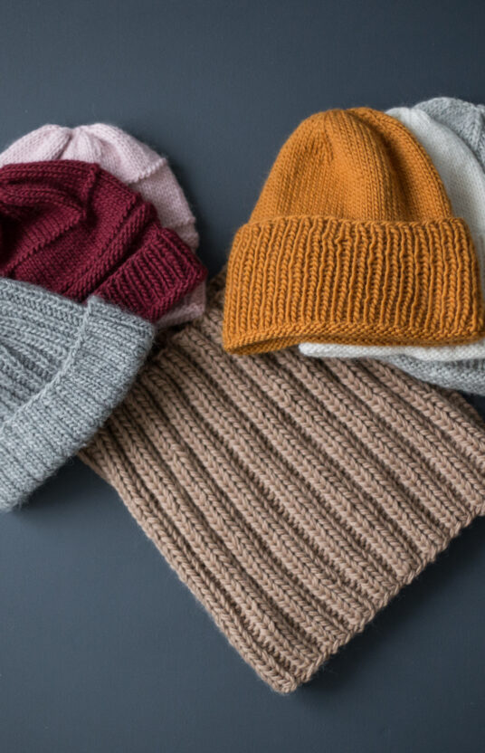 enkel lue strikkeoppskrift