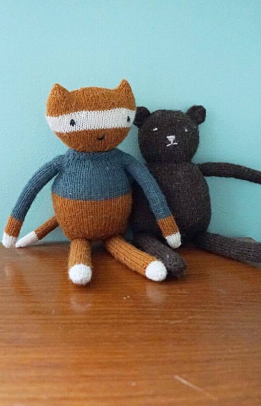 strikkeoppskrift bamse