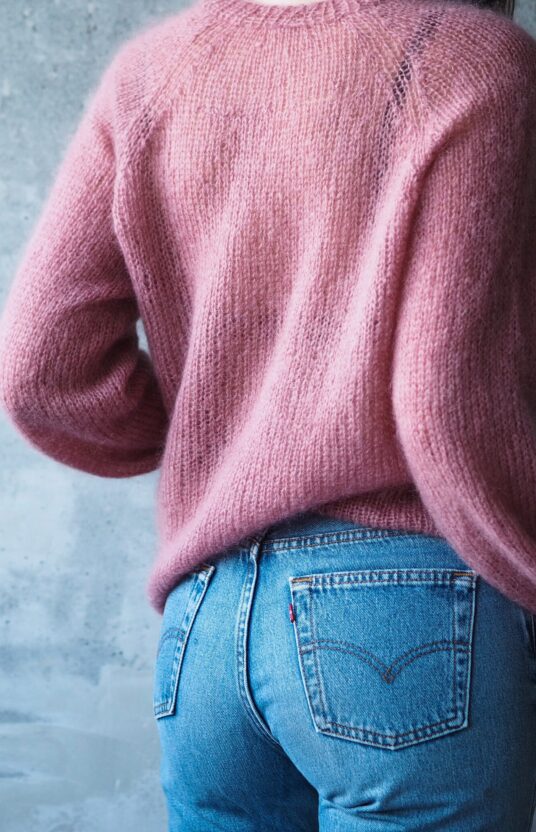 v neck sweater knitting pattern