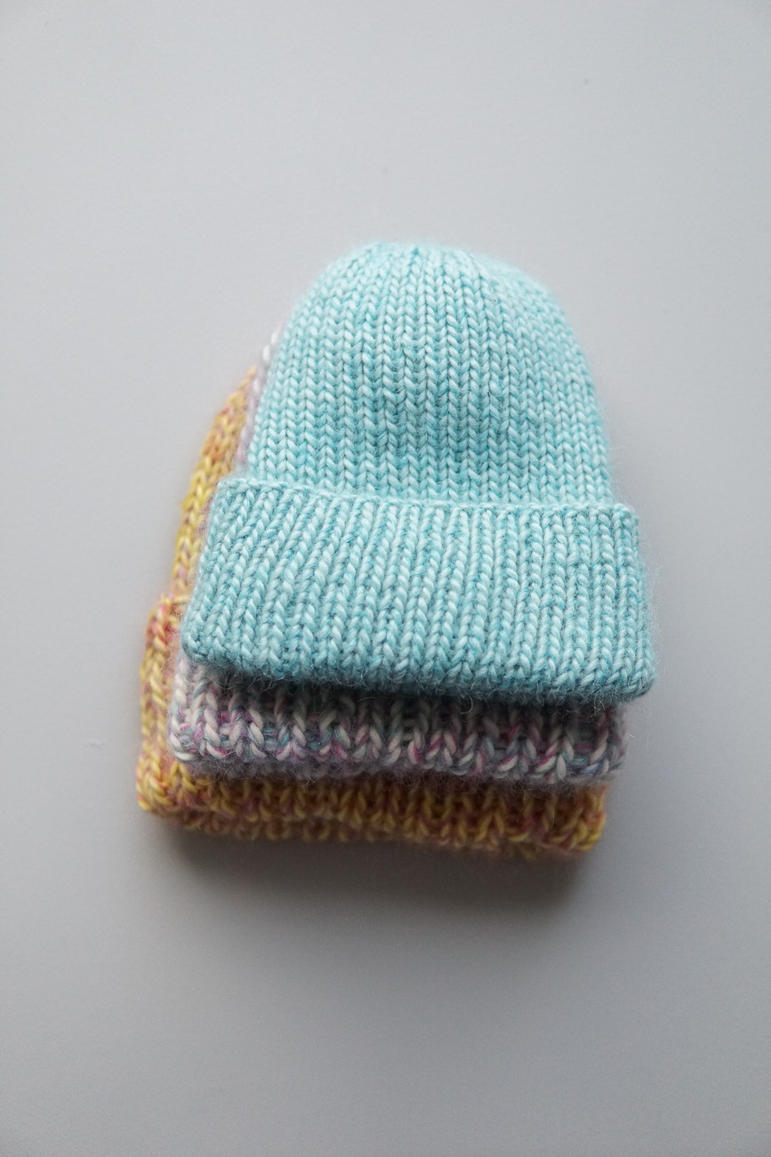 enkel lue strikkeoppskrift