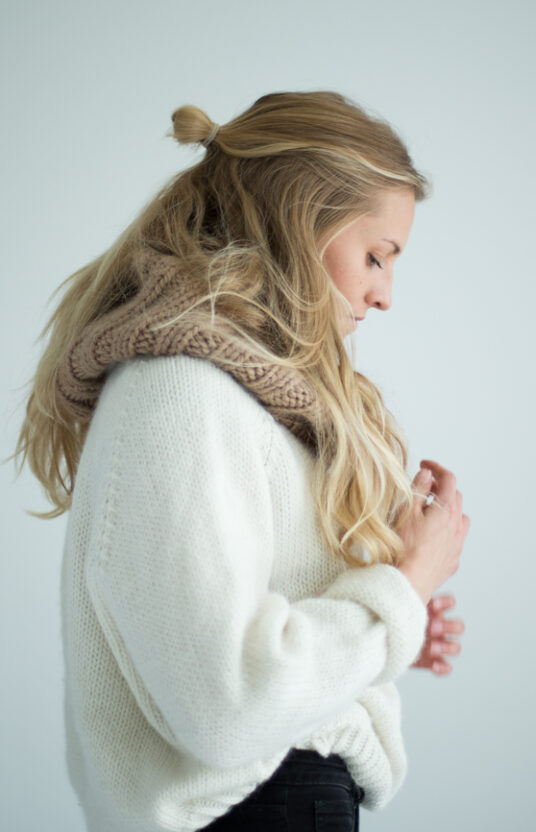 Inspirasjon gavestrikk hals