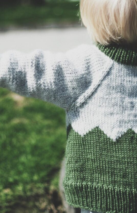easy knitting pattern kids sweater