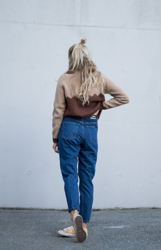 fjelltoppgenser strikkeoppskrift