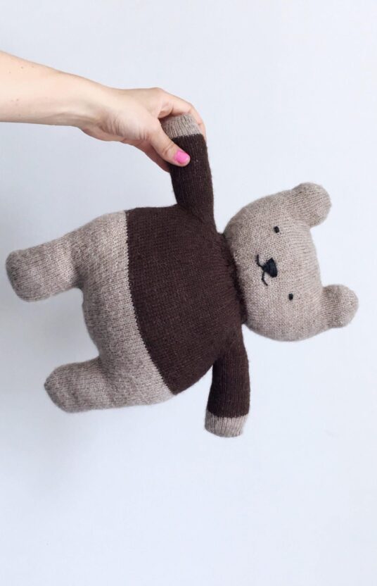 26269-Bob-The-Bear-strikkeoppskrift-1 - HipKnitShop teddy bear knitting pattern