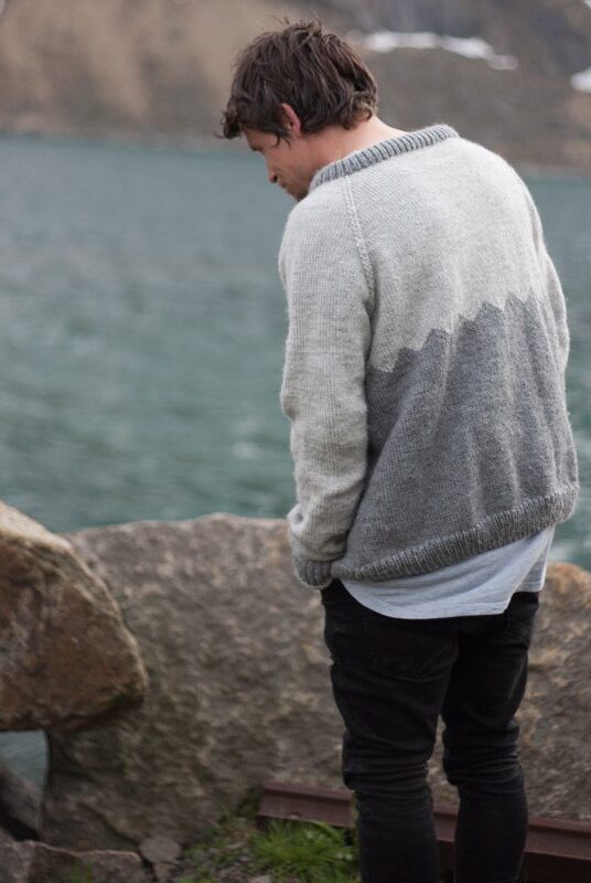 knitting pattern men sweater