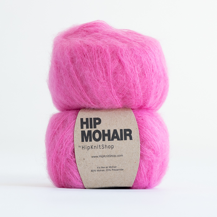26309-Bubblegum-pink - HipKnitShop pink mohair yarn