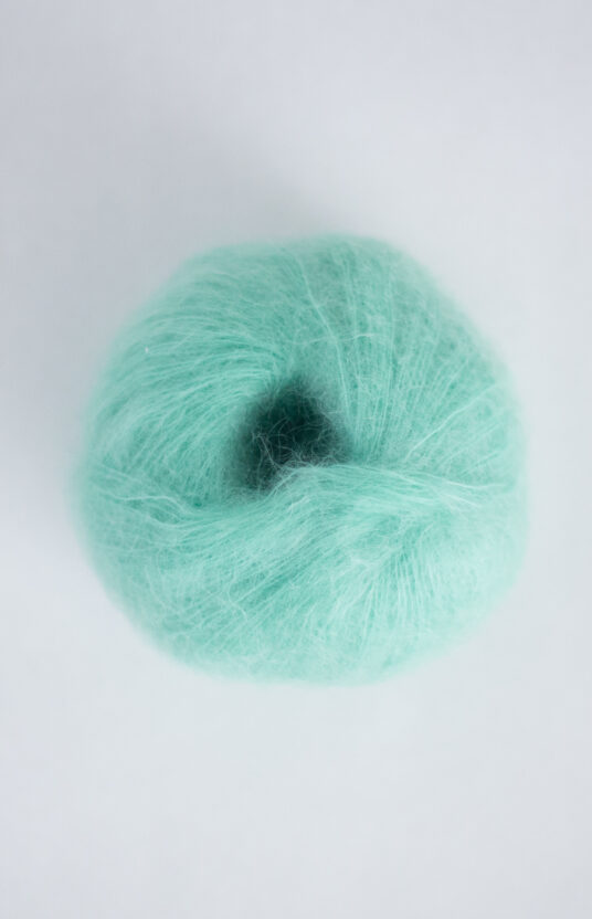 Hip Mohair mint green