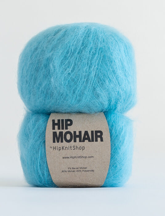 turquoise mohair yarn