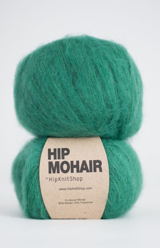 forest green mohair yarn