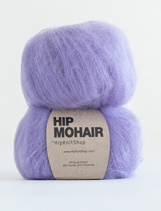 purple mohair yarn