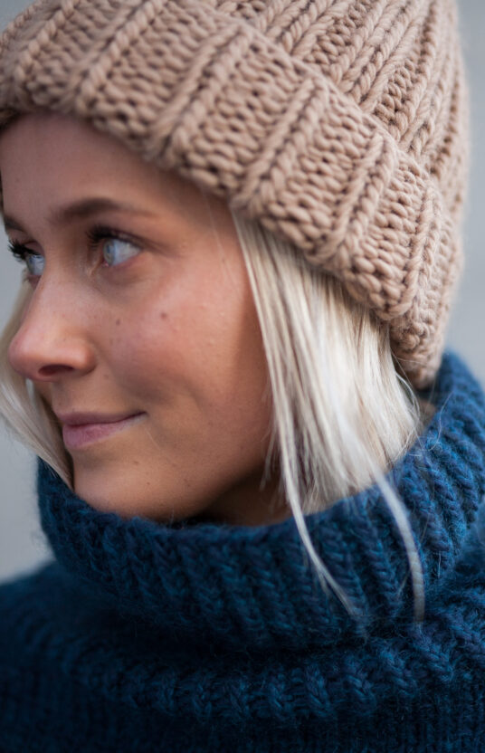 26581-Forest-Beanie-Kit - HipKnitShop knittingpattern beanie women