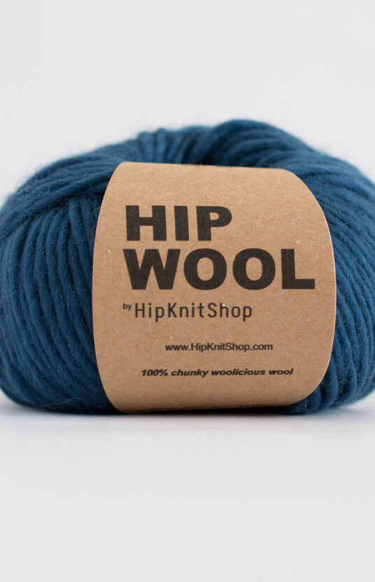 Hip wool blue