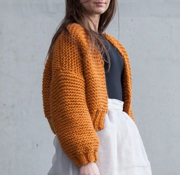 chunky jacket knitting pattern