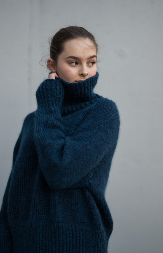 turtleneck sweater knitting pattern