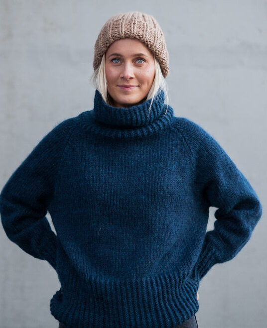 turtleneck sweater knitting pattern