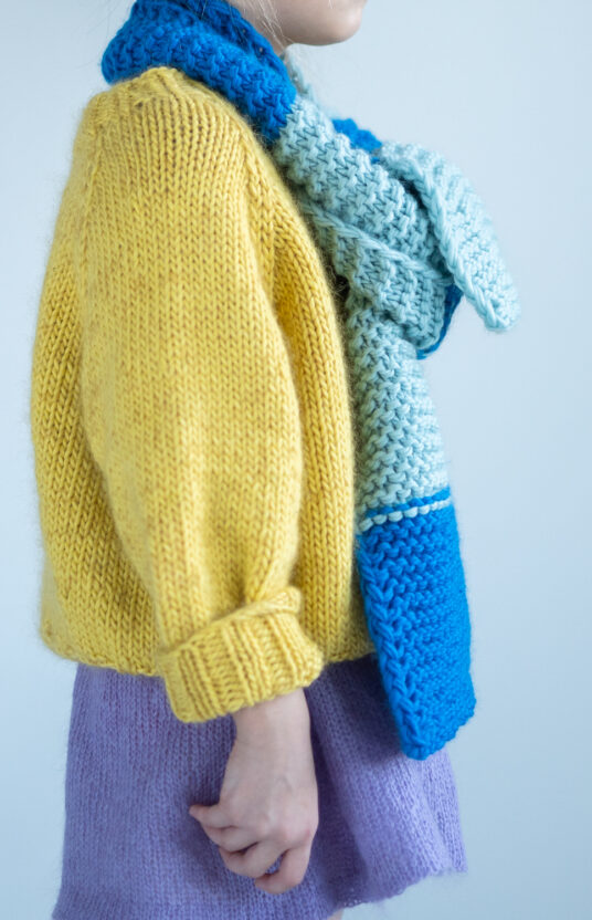 scarf knitting pattern beginners