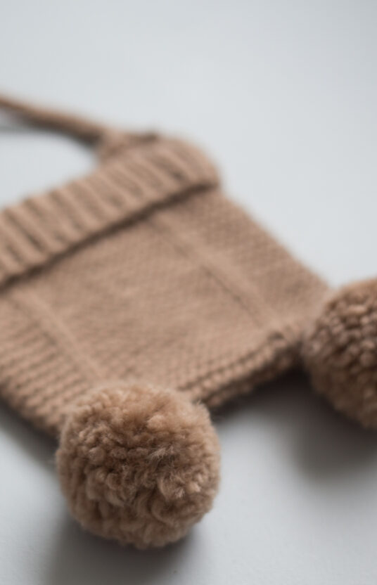 baby beanie with pom poms
