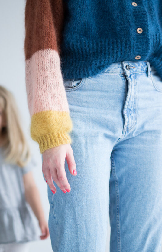 Knitted cardigan pattern women