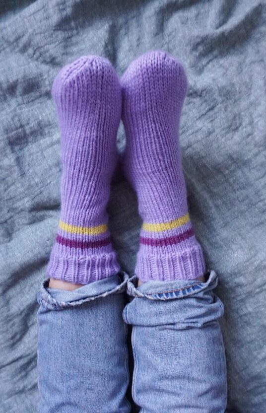 knitting pattern wool socks women men