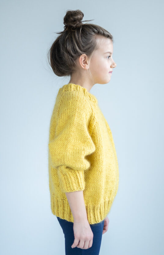 girl sweater knitting pattern