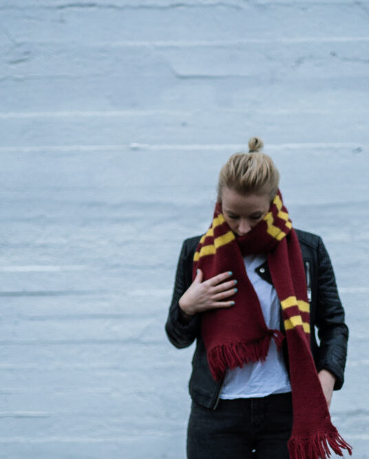 gryffindor scarf knitting pattern