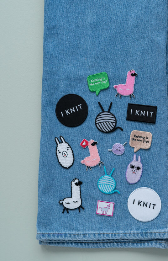 iron on patch knitting