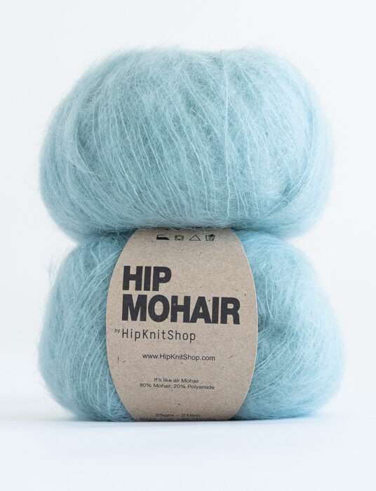mint colored yarn hip mohair