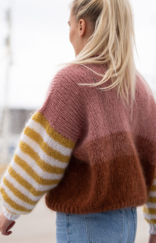 knitting pattern sweater stripes