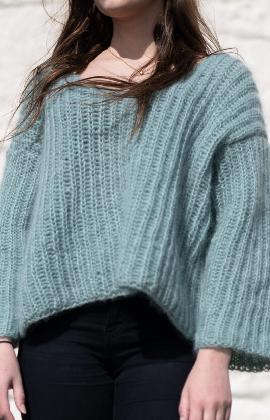 brioche knitting pattern sweater