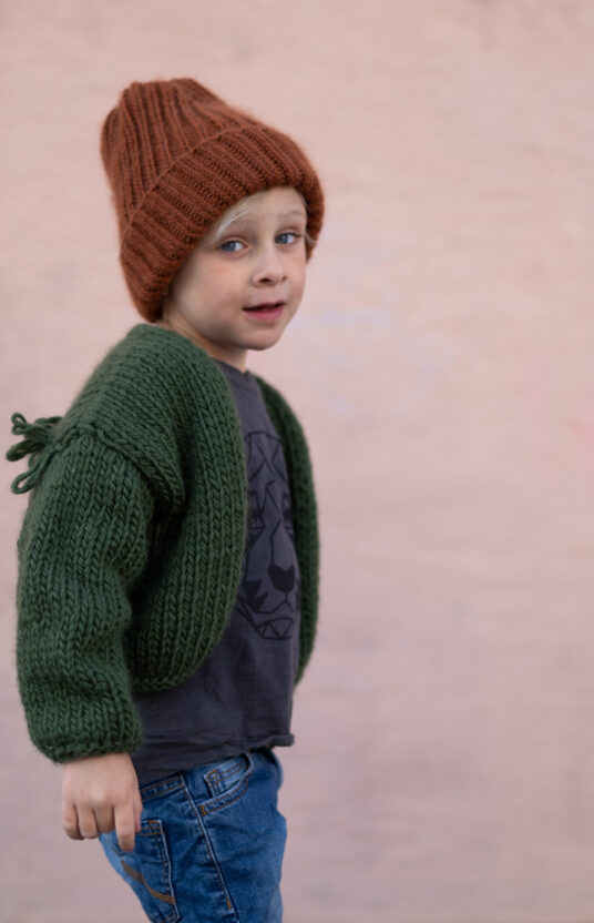 Strikkegenser barn striped day-77