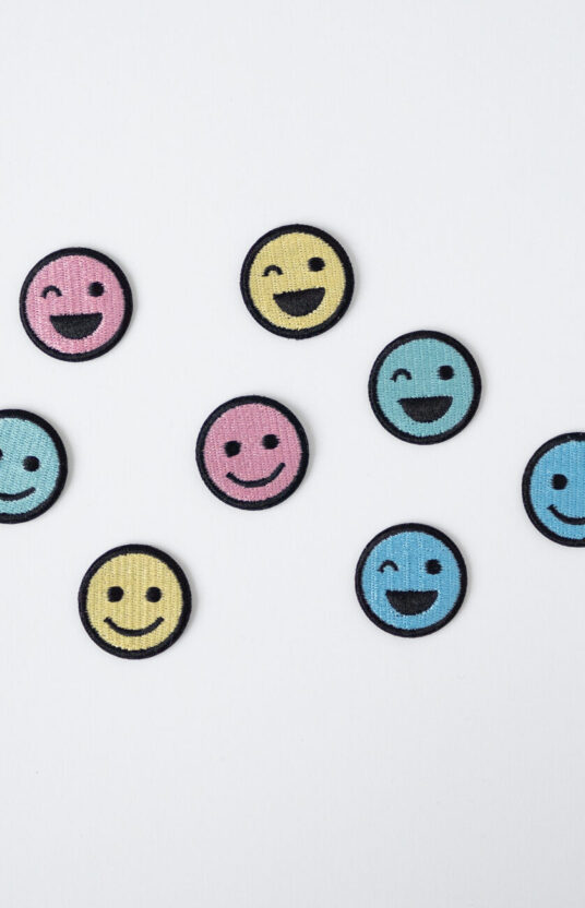 smiley face patch