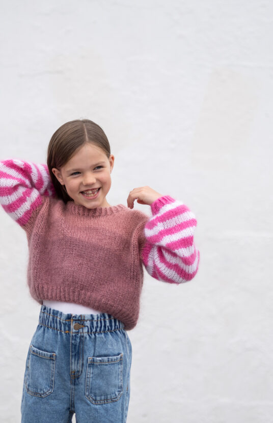 strikkeoppskrifter til barn kul