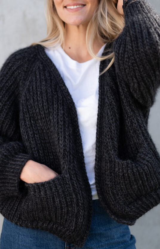 strikkejakke dame oppskrift9