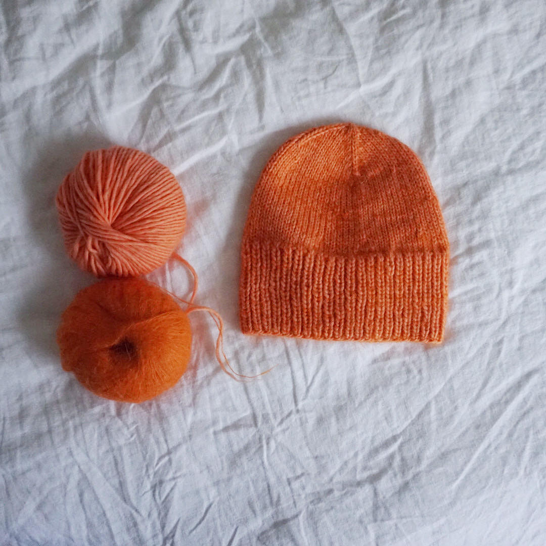 strikkelue for nybegynnere